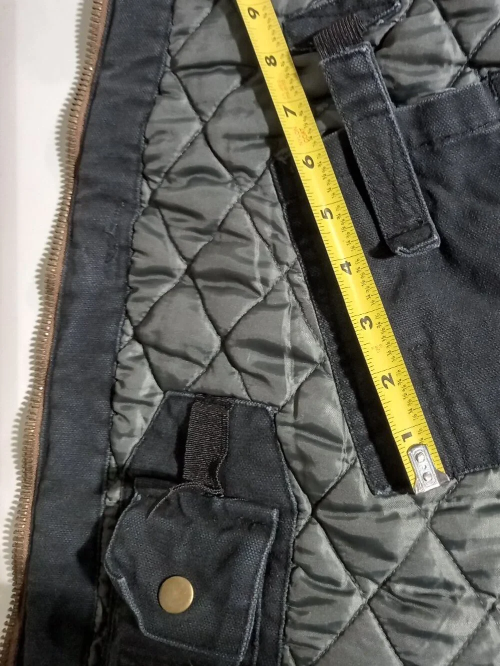 Concealed Carry Canvas Vest - Black | XL (2XL tag) - Picture 5 of 12